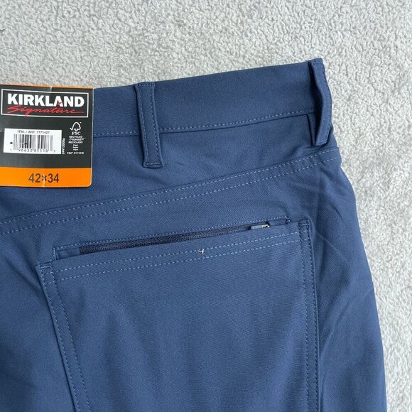 NEW Kirkland Signature Men's 42x34 Commuter Tech Pant 4-Way Stretch UPF 50 - Picture 7 of 8